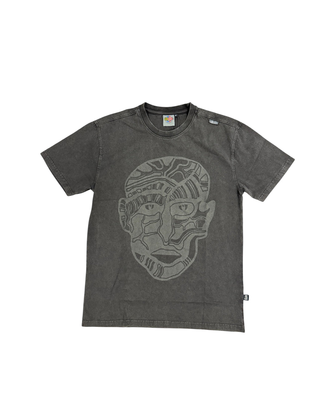 Alldāz Front & Back Millennium Face Faded Shirt