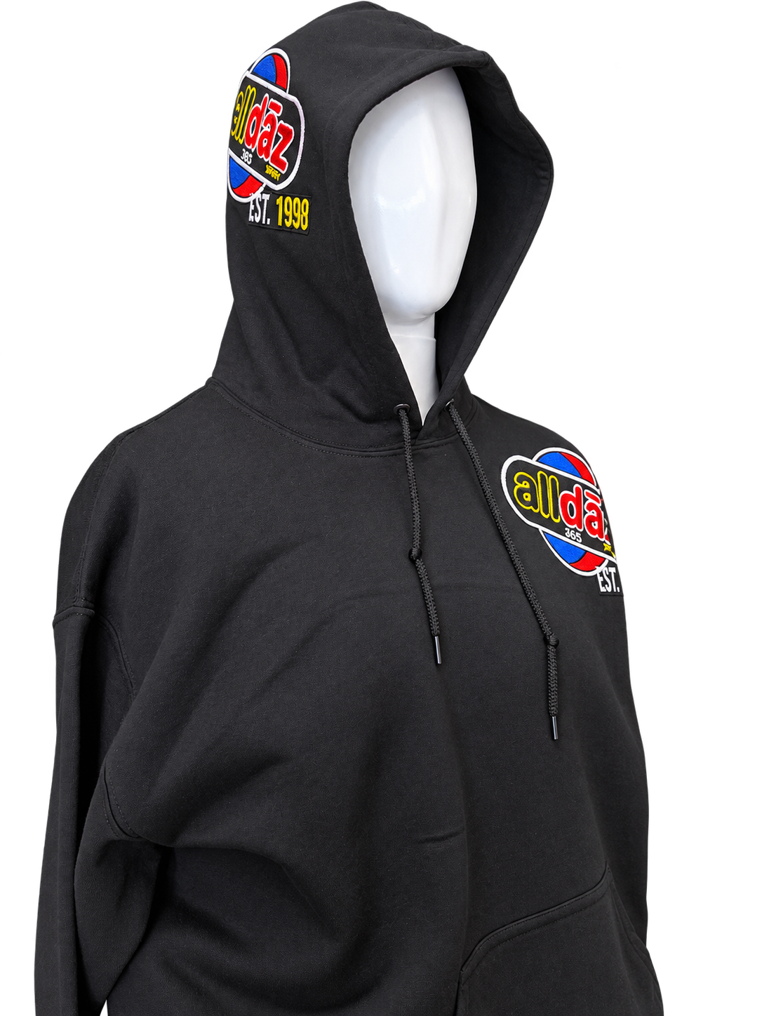 Double Hit Pullover Embroidery Patch Hoodie