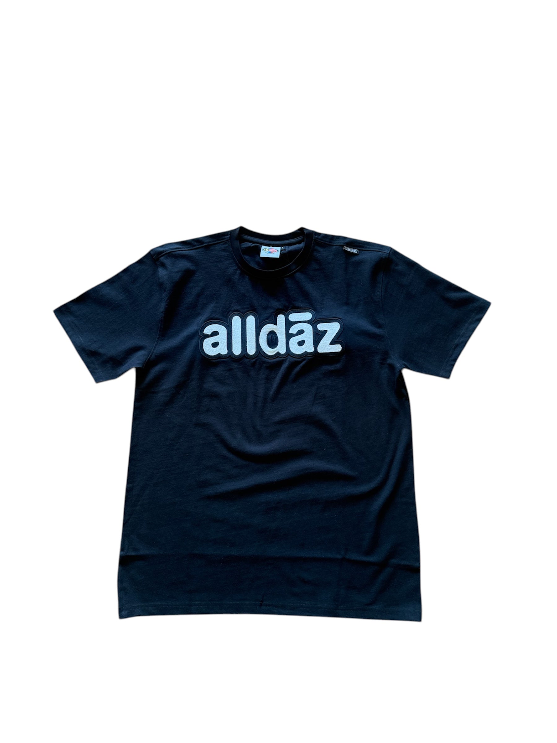Alldaz Embroidery White Letter T-Shirt