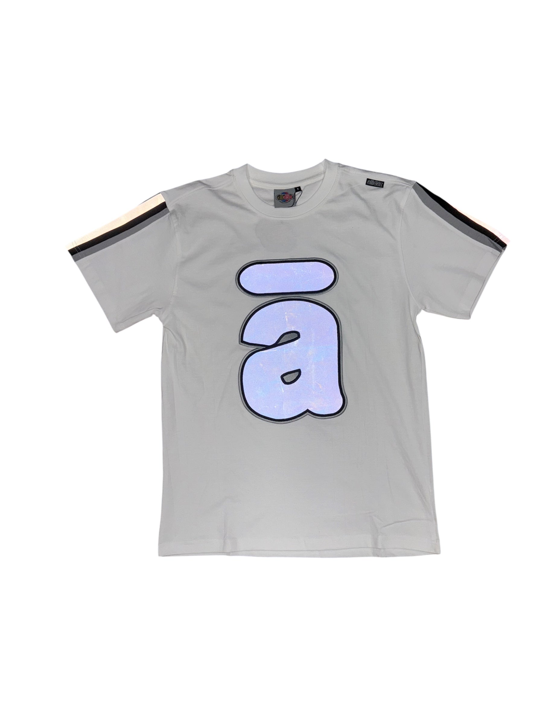 Reflective A Design T-Shirt - Grey