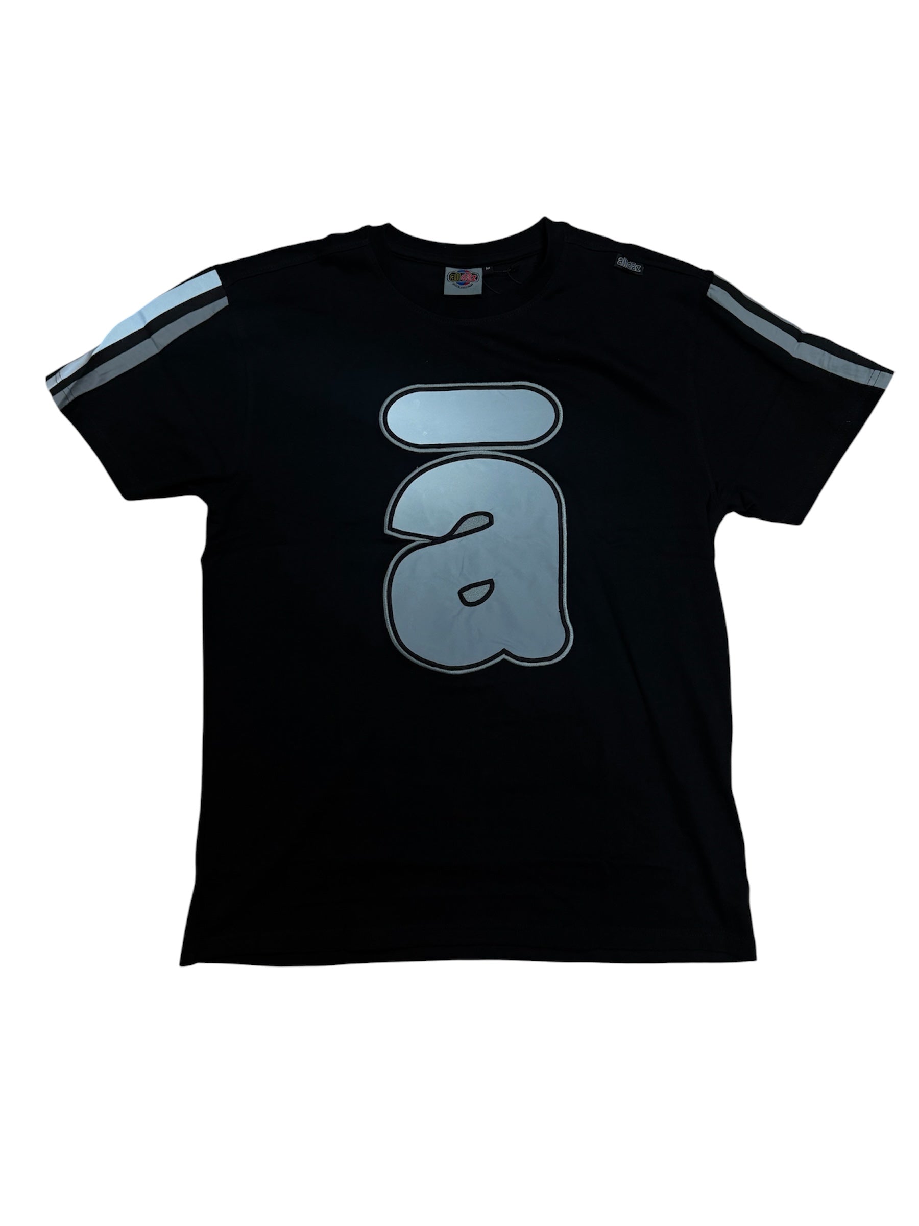 Reflective A Design T-Shirt - Black