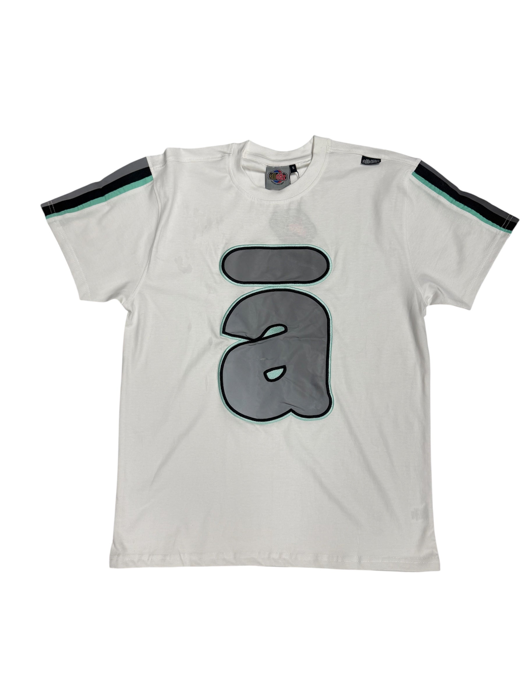 Reflective A Design T-Shirt - Turquoise Blue