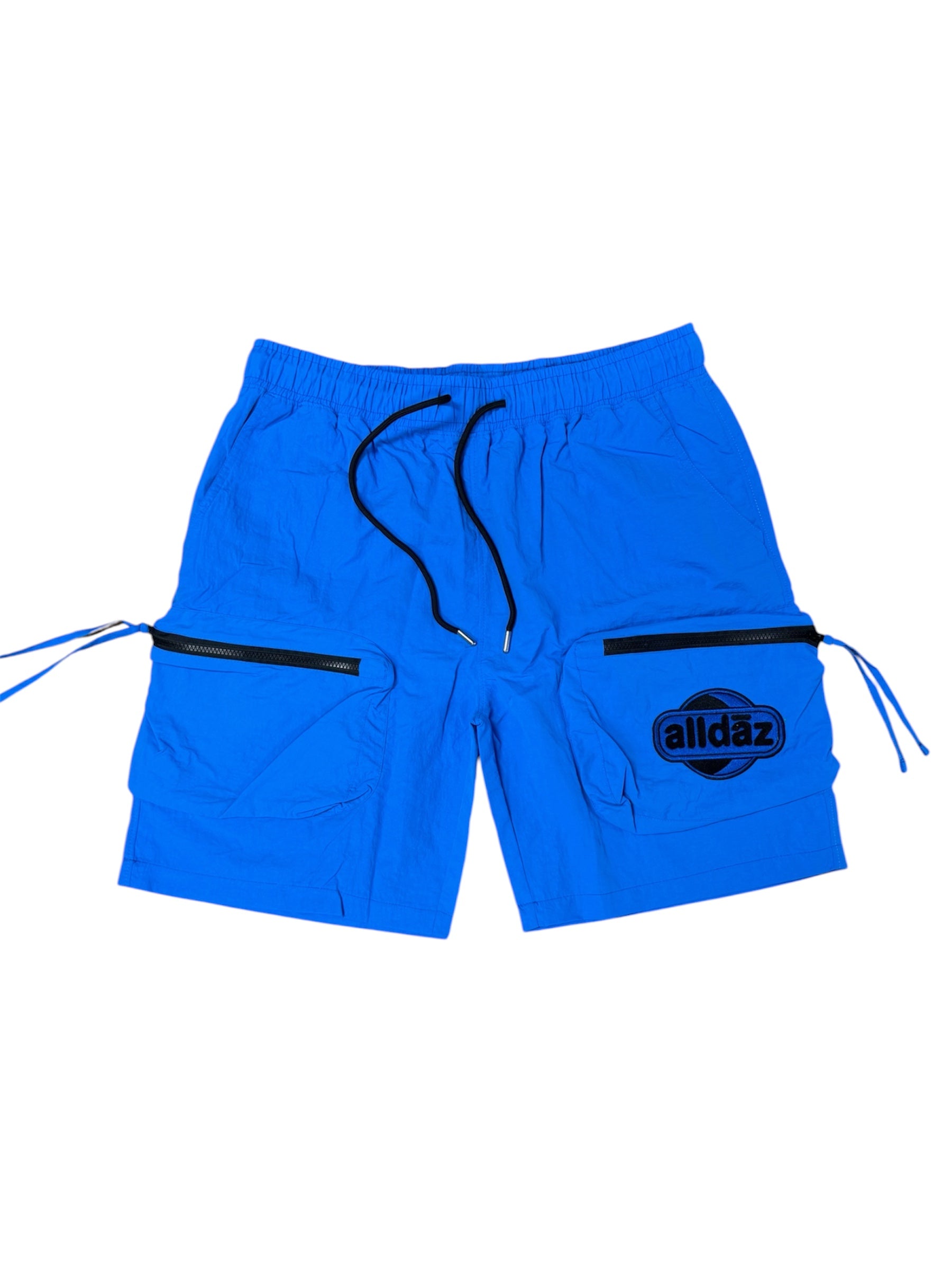 Nylon Cargo Pocket Shorts