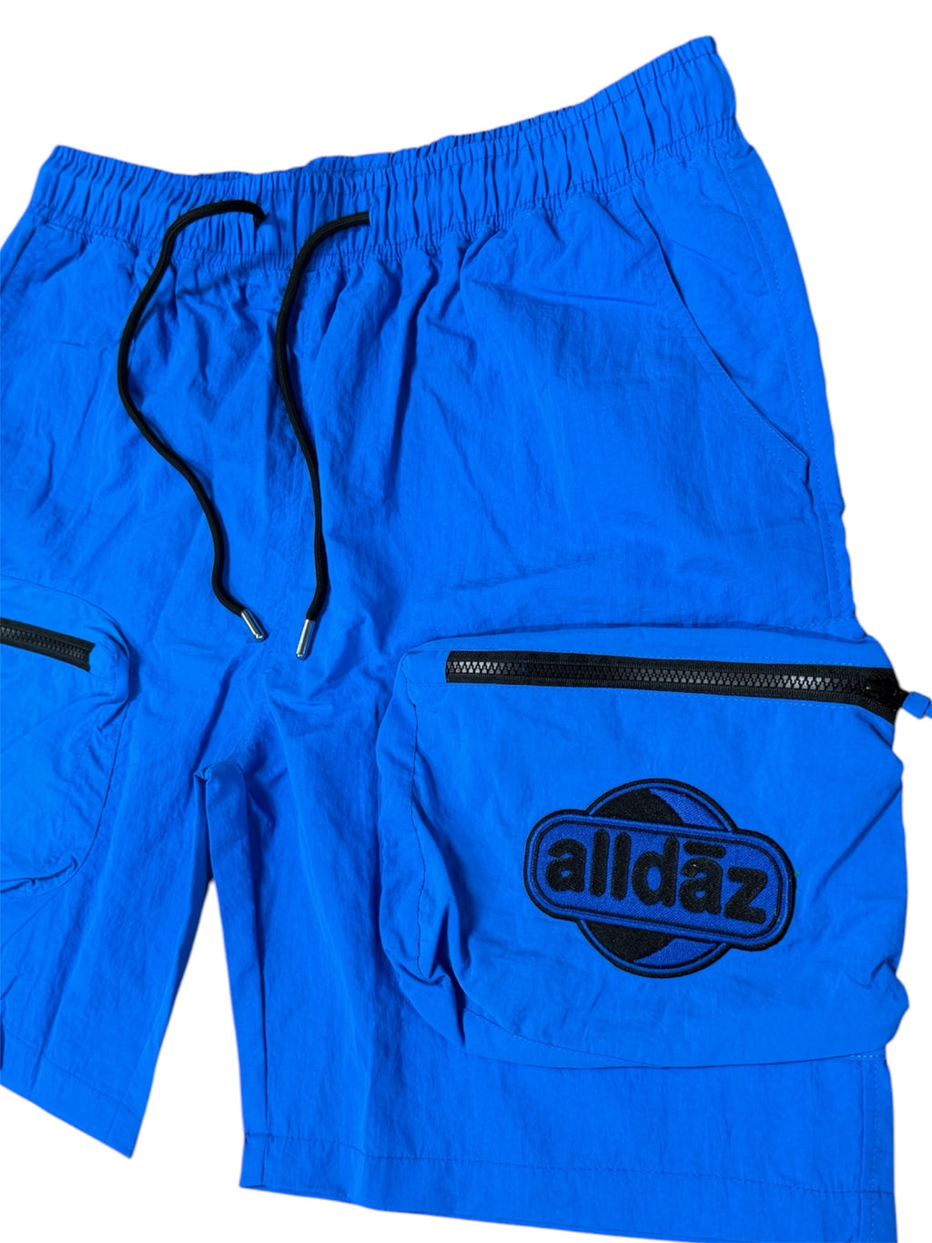 Nylon Cargo Pocket Shorts