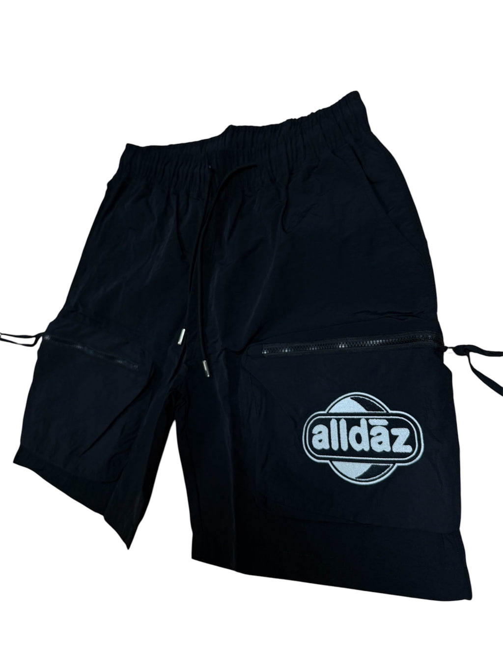 Nylon Cargo Pocket Shorts