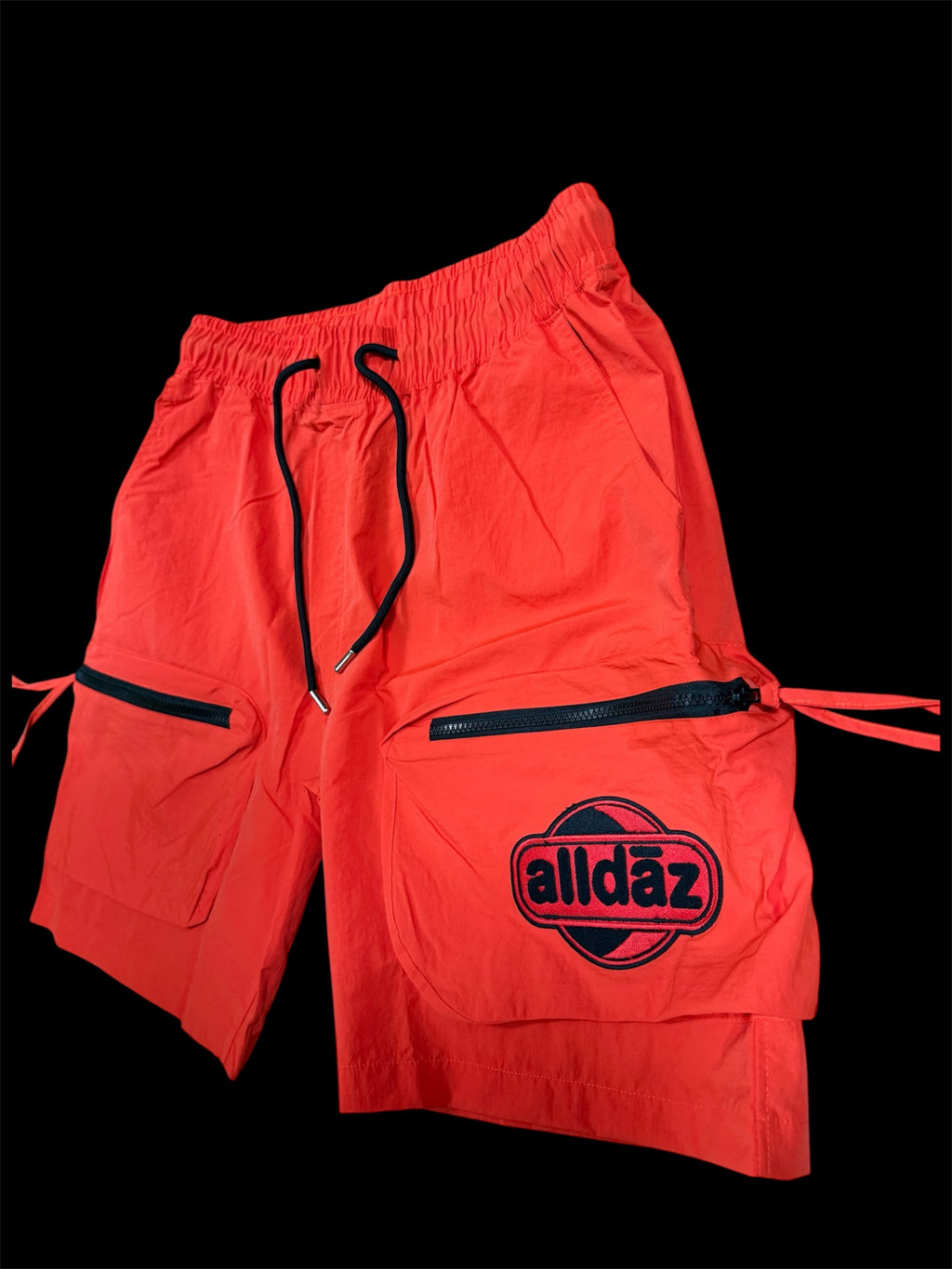Nylon Cargo Pocket Shorts