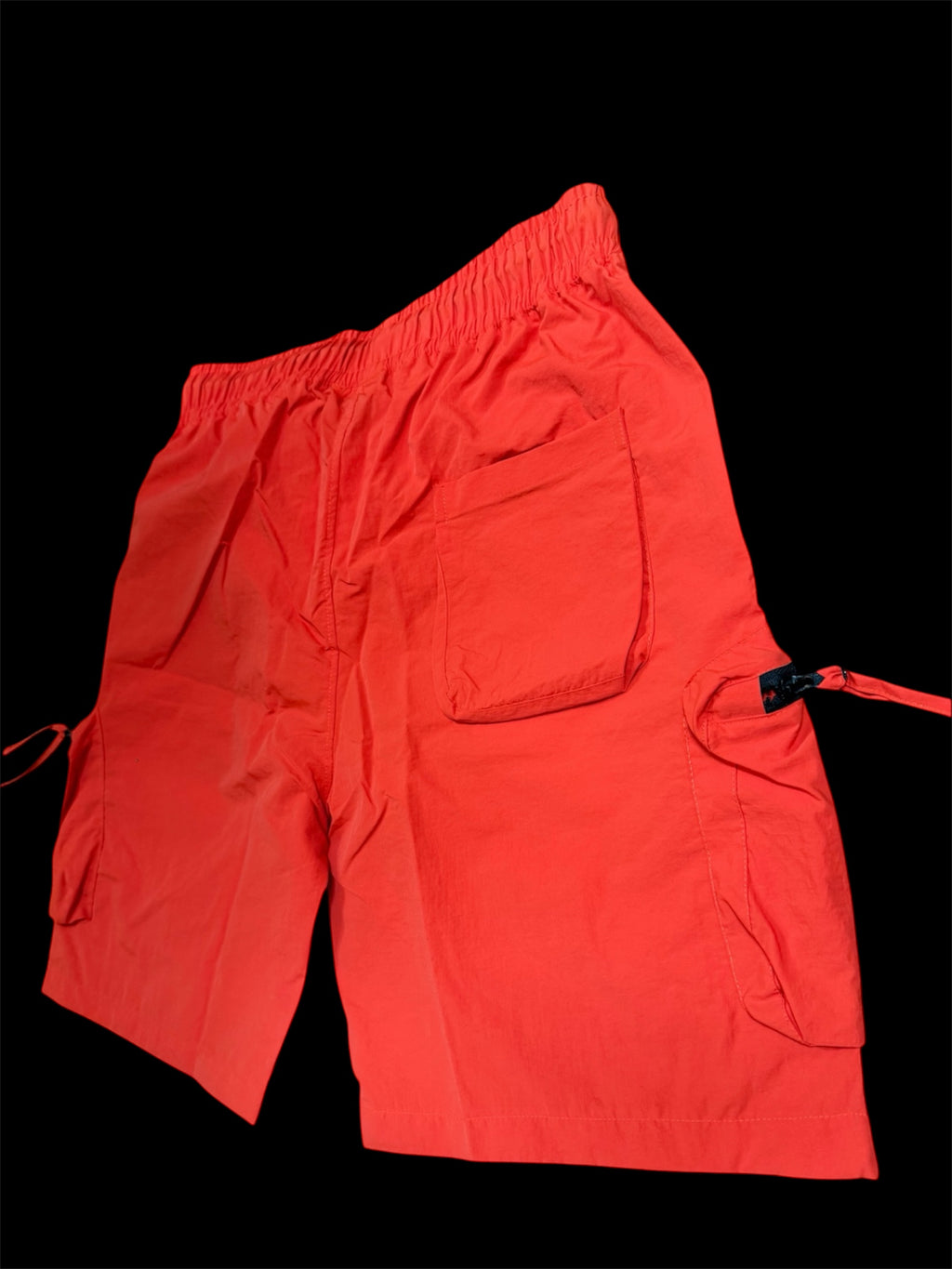 Nylon Cargo Pocket Shorts
