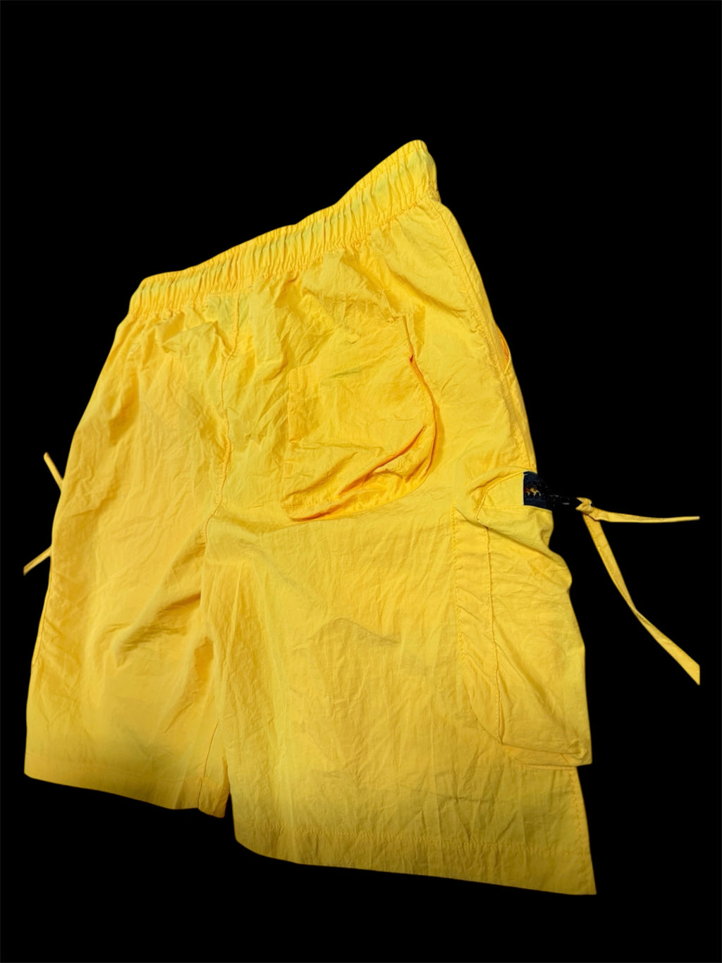 Nylon Cargo Pocket Shorts