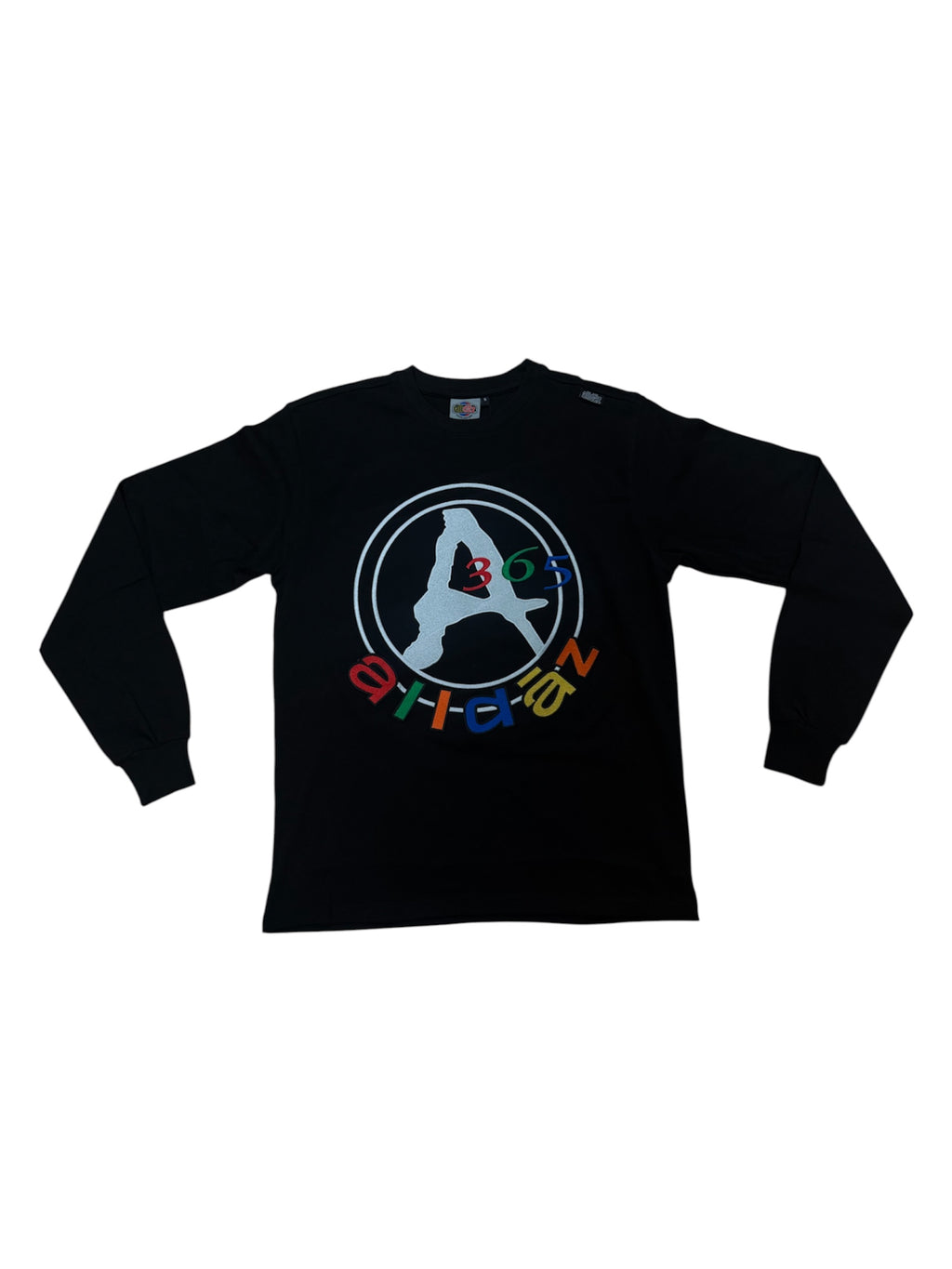 Long Sleeve A Embroidery Tee